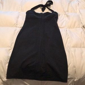 Athleta Yoga Sizzle Dress in Black